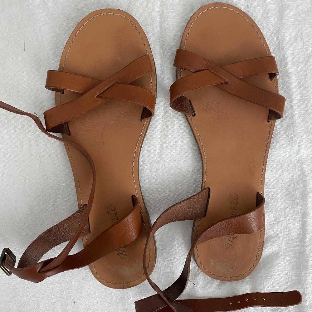Madewell  The Boardwalk Crisscross Sandal
